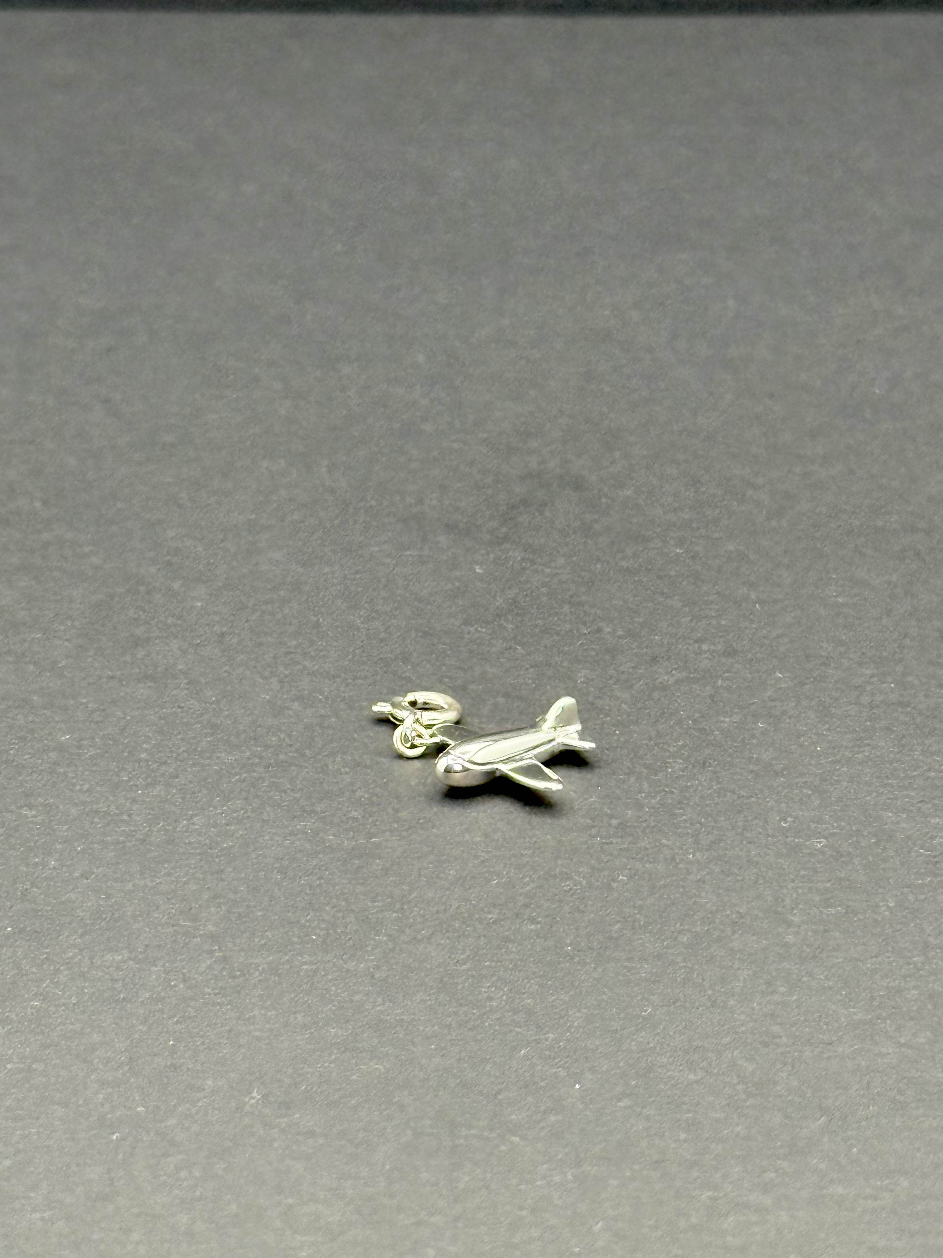 Airplane Silver Charm