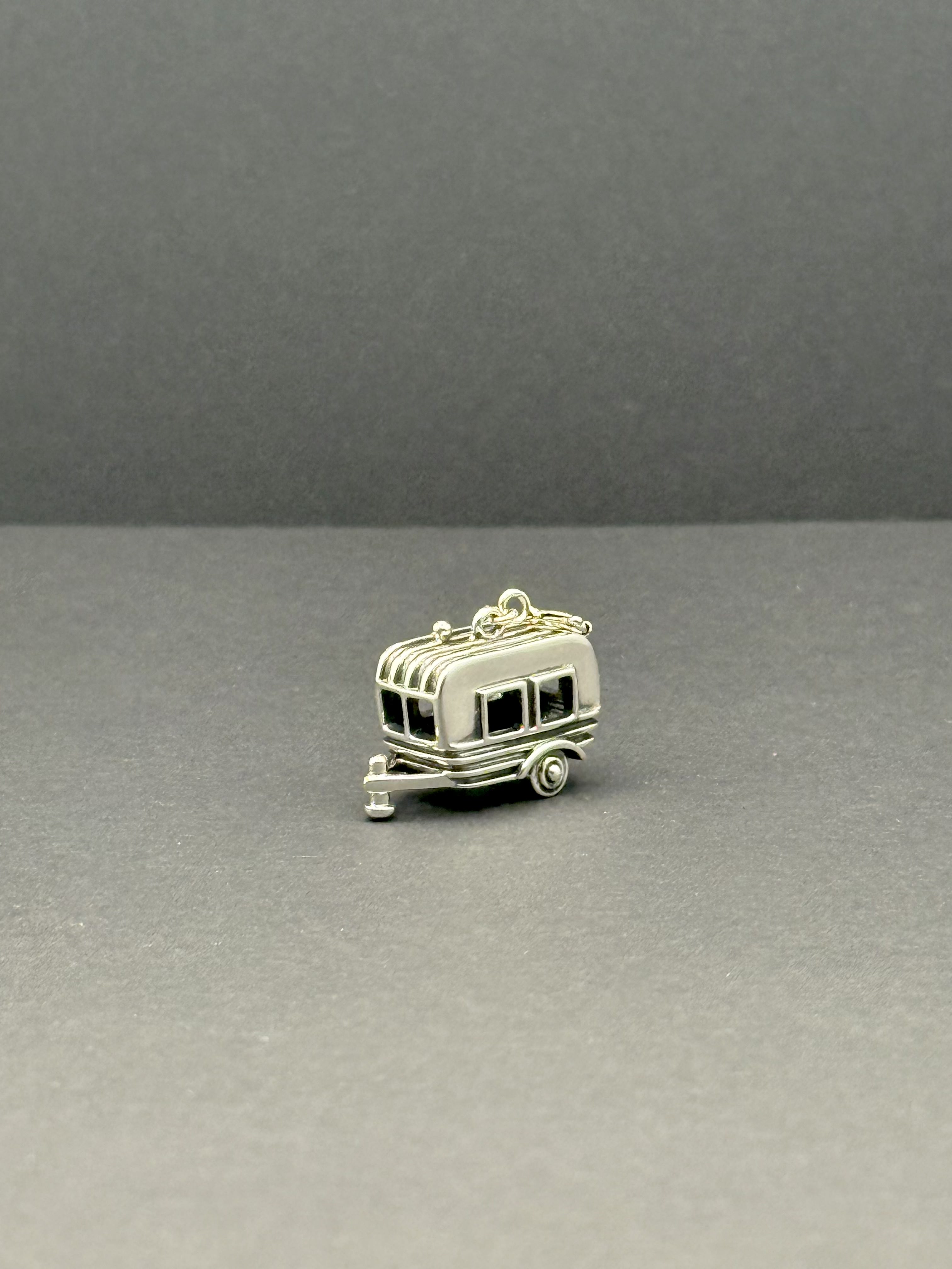Camper Van Silver Charm