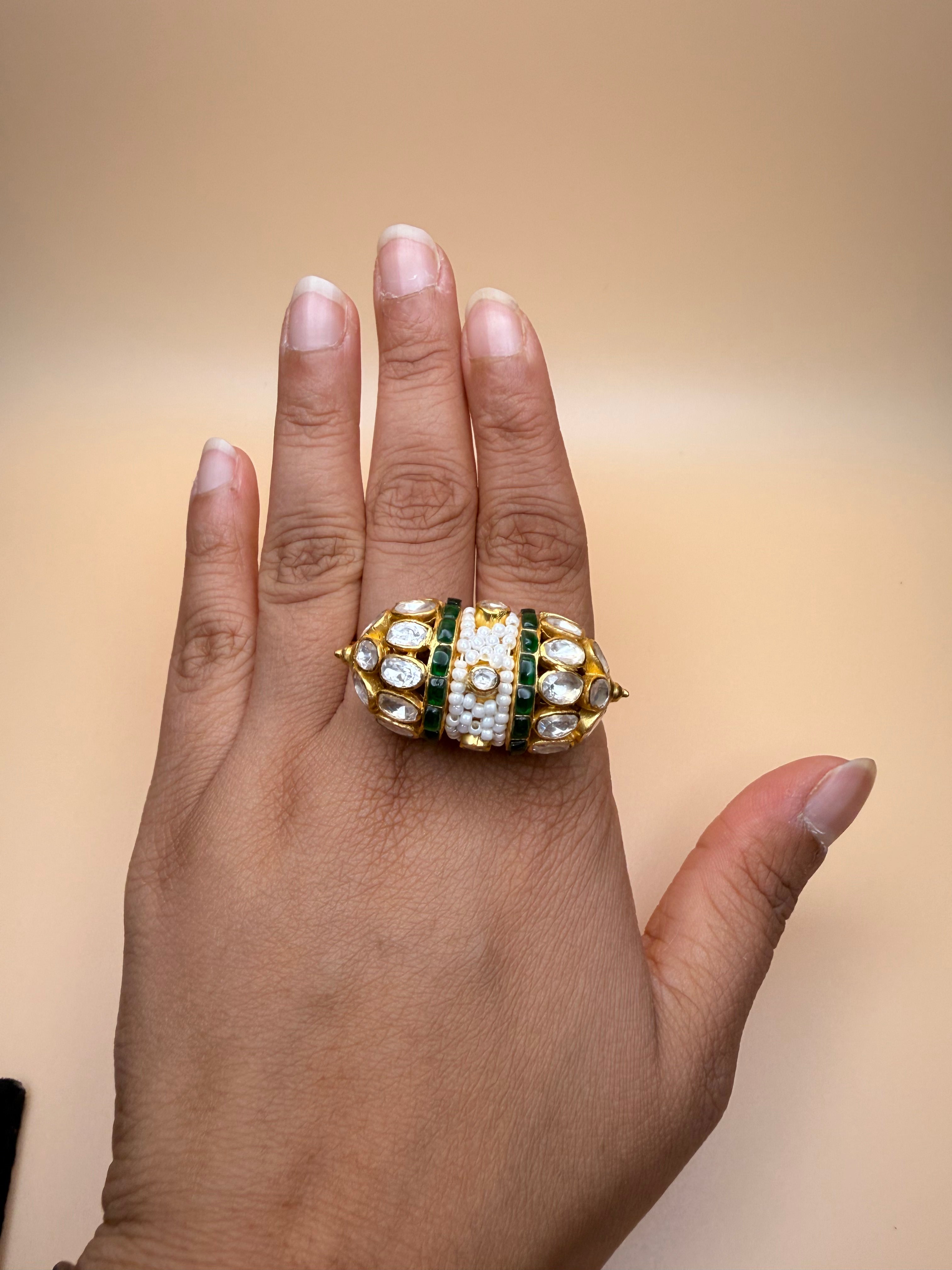 Emerald Dome Dual Ring