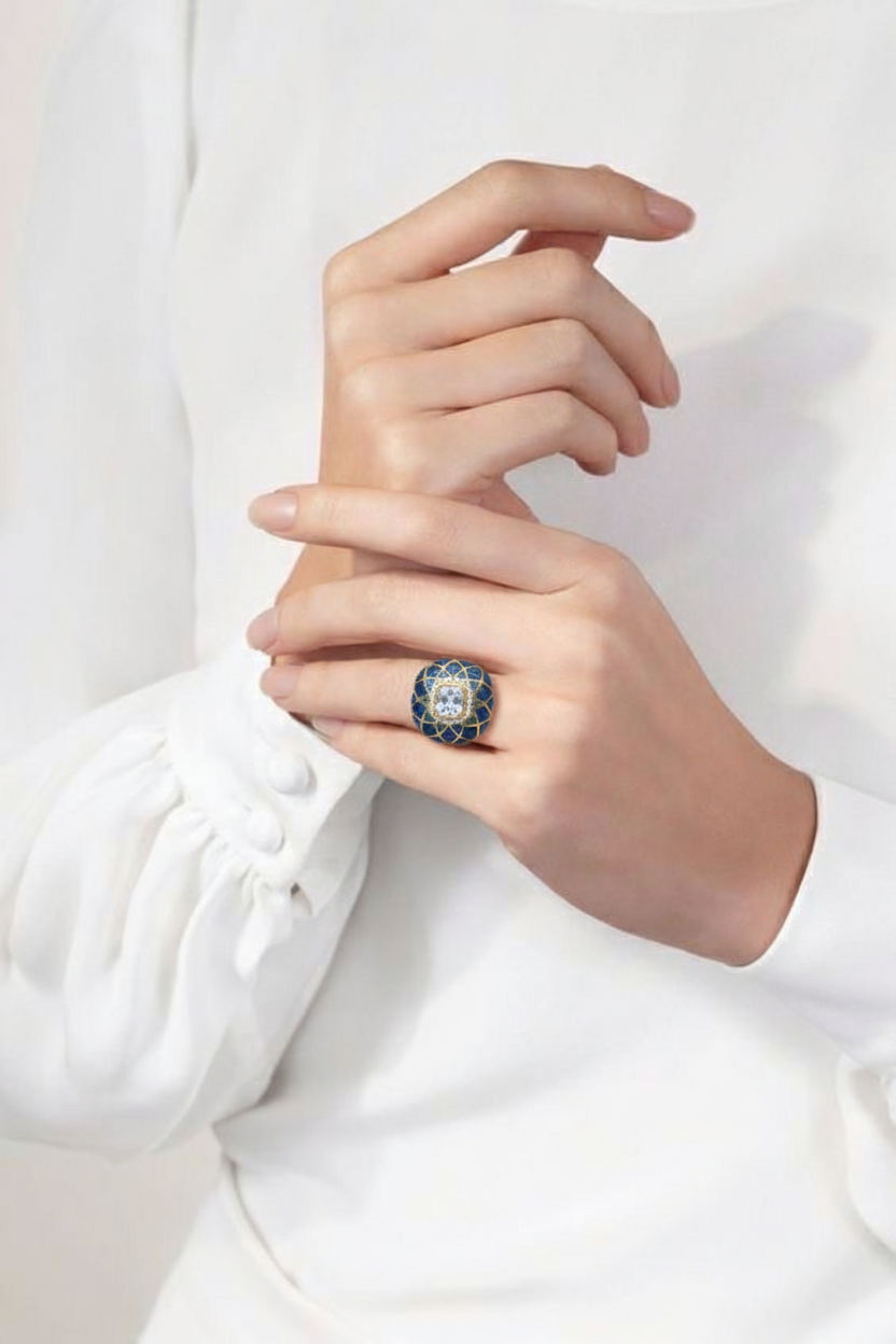 Moroccan Lattice Ring