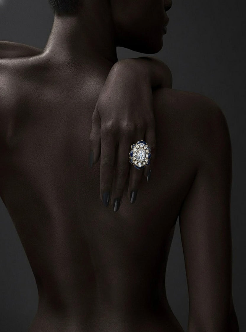 Sapphire Bloom Ring