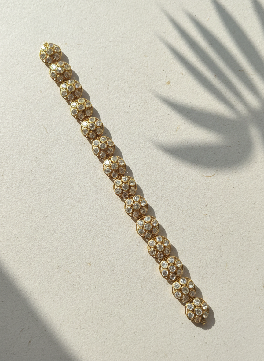 Gilded Cluster Bracelet