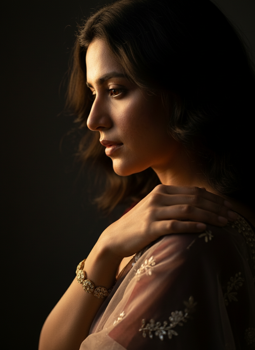 Gilded Cluster Bracelet