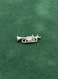Trumpet Silver Charm