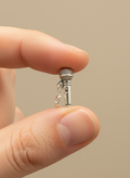 Microphone Silver Charm