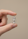 Lantern Silver Charm