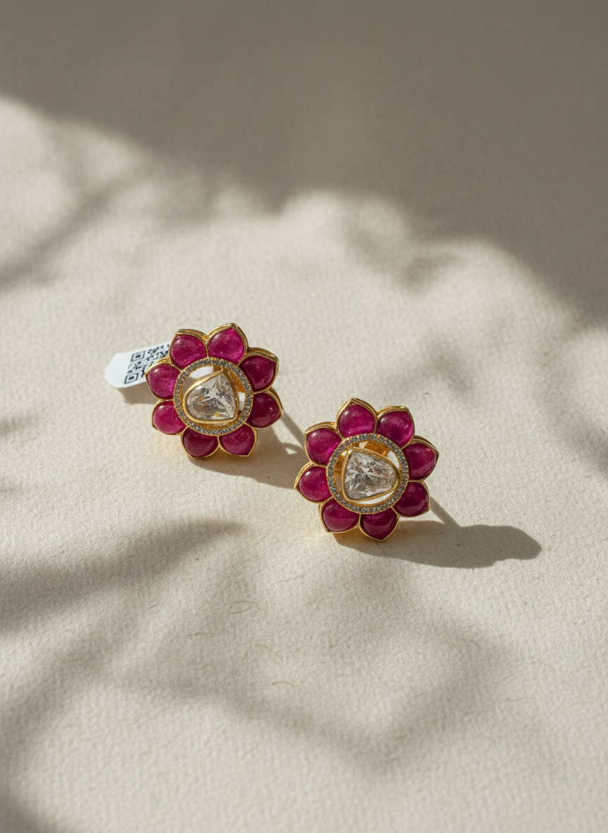 Ruby Bloom Studs
