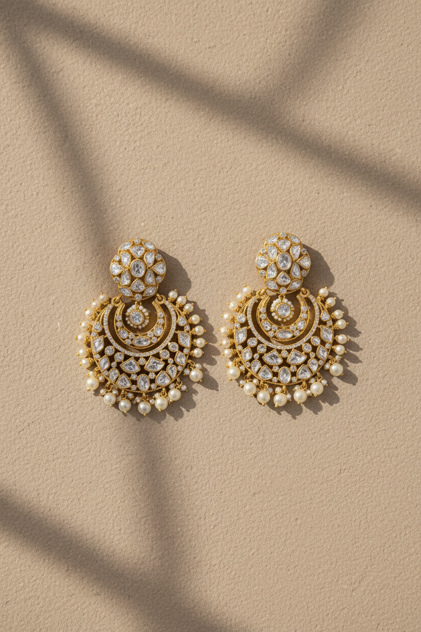 Pearl Crescent Chandbalis