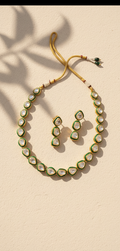 Emerald Edge Kundan Set