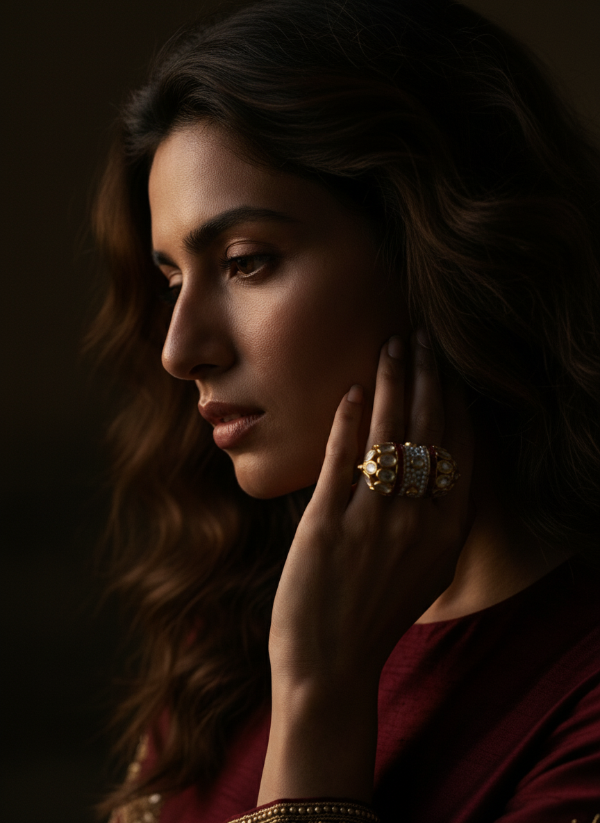 Ruby Dome Dual Ring