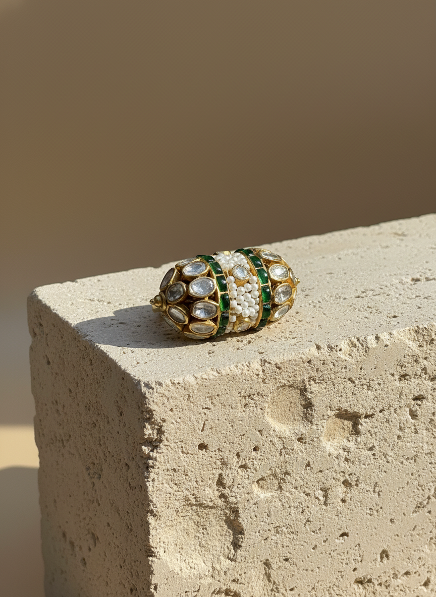 Emerald Dome Dual Ring