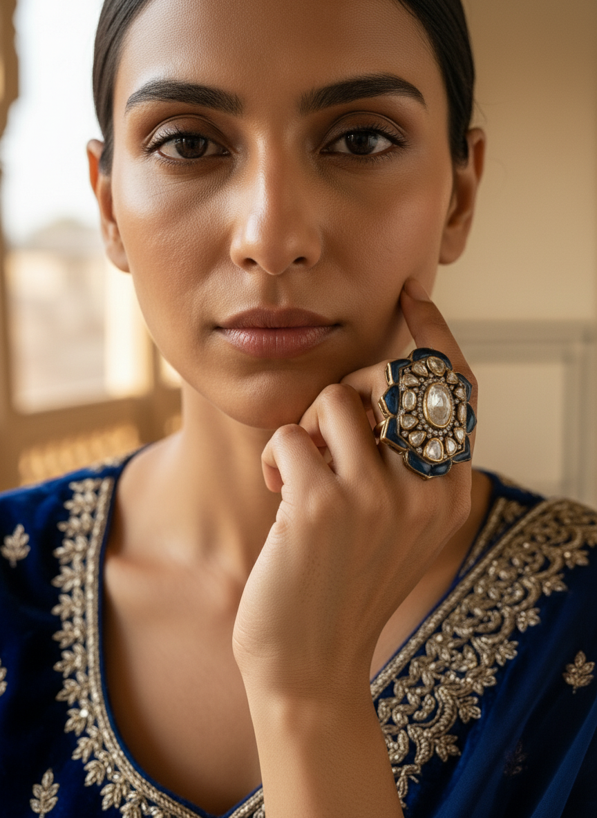 Sapphire Bloom Ring