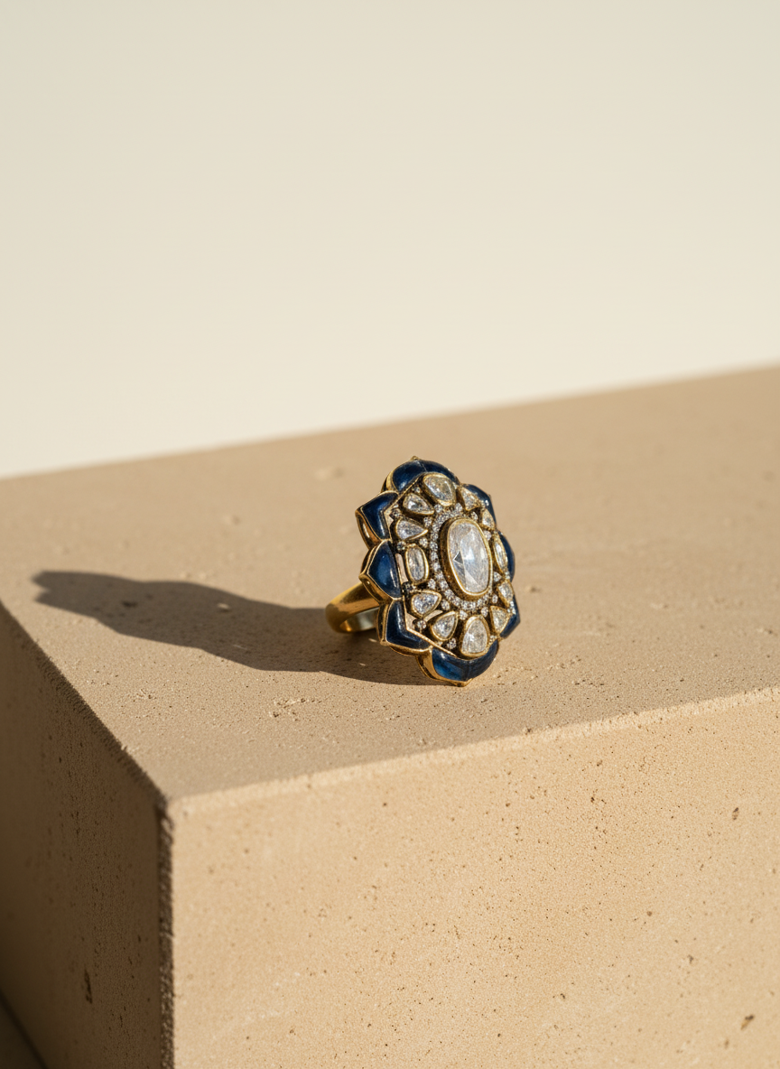 Sapphire Bloom Ring