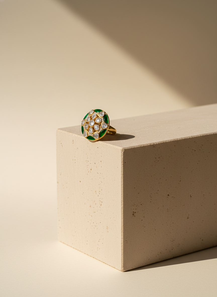 Emerald Bloom Ring