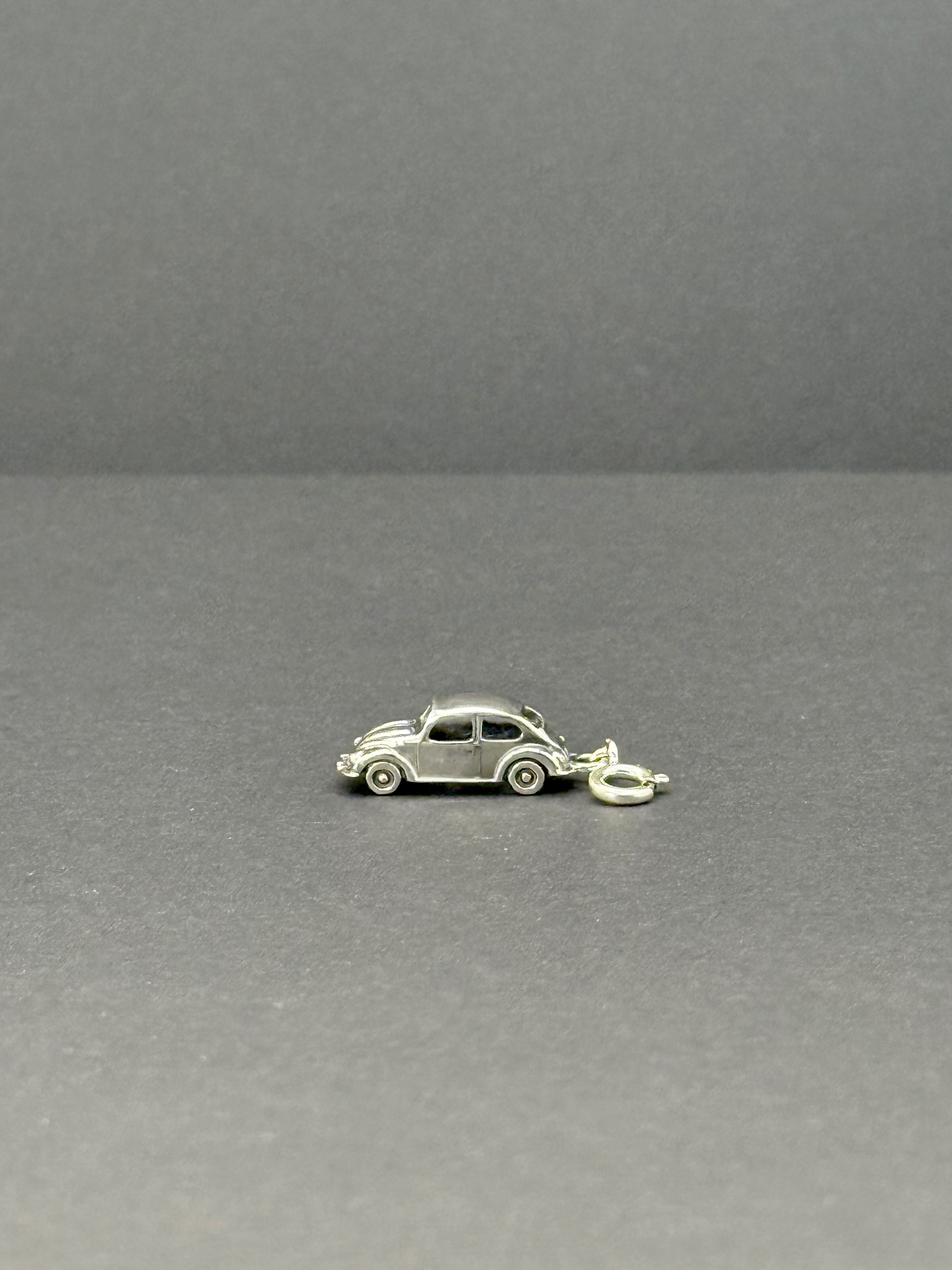 Vintage Beetle Cruiser Silver Charm