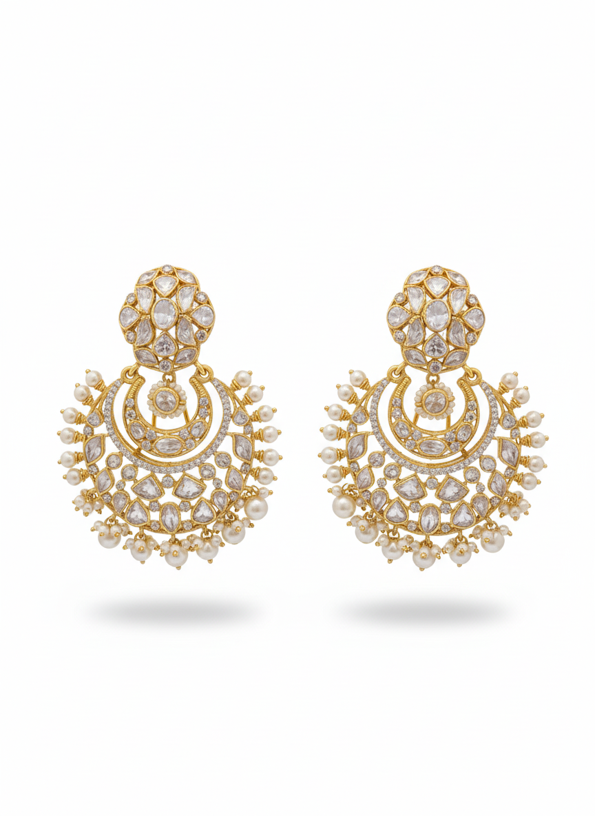 Pearl Crescent Chandbalis