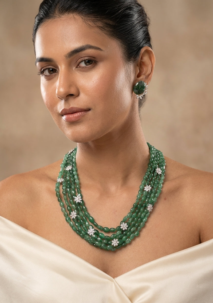 Emerald Blossom Cascade Bead