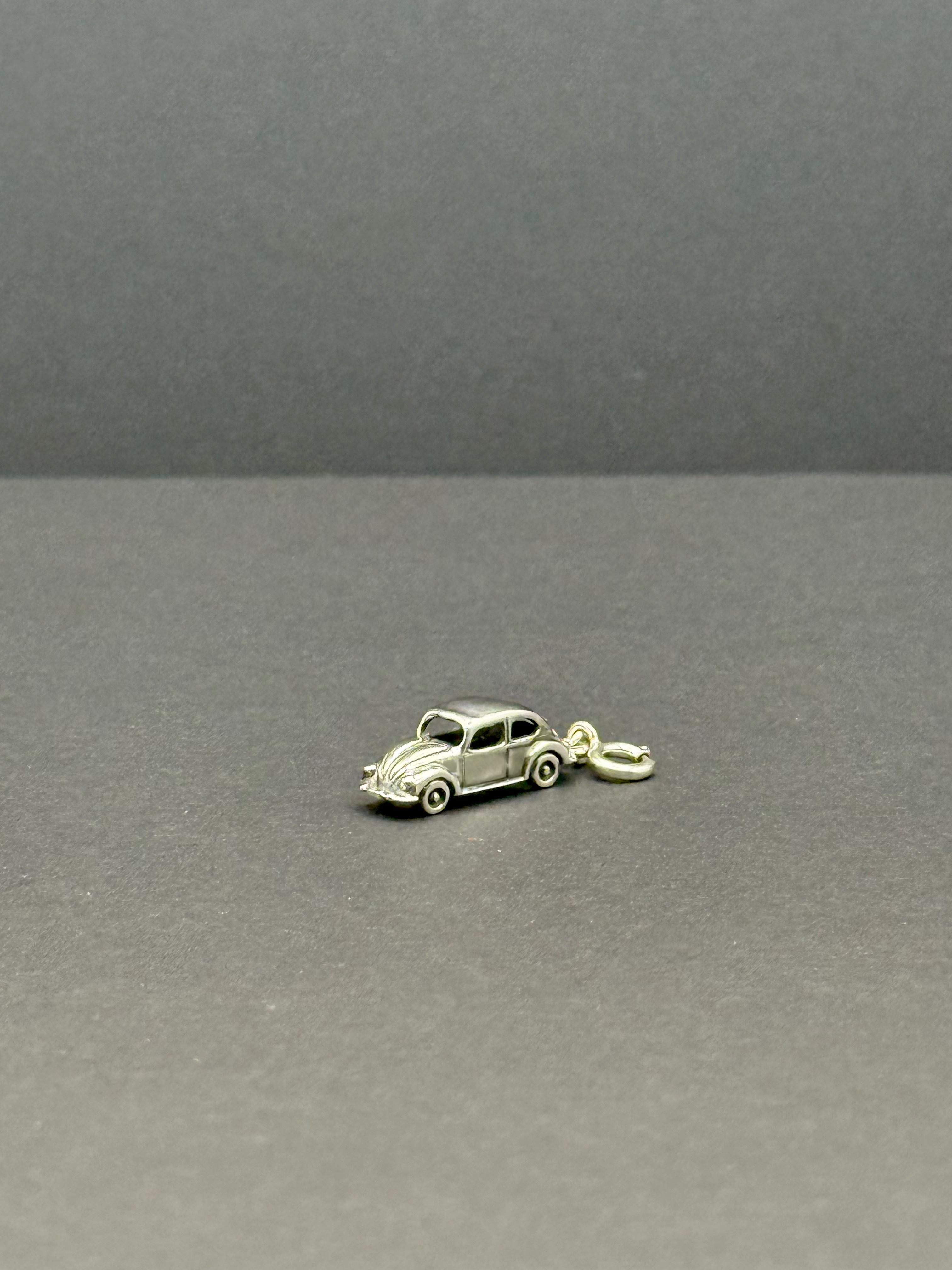 Vintage Beetle Cruiser Silver Charm