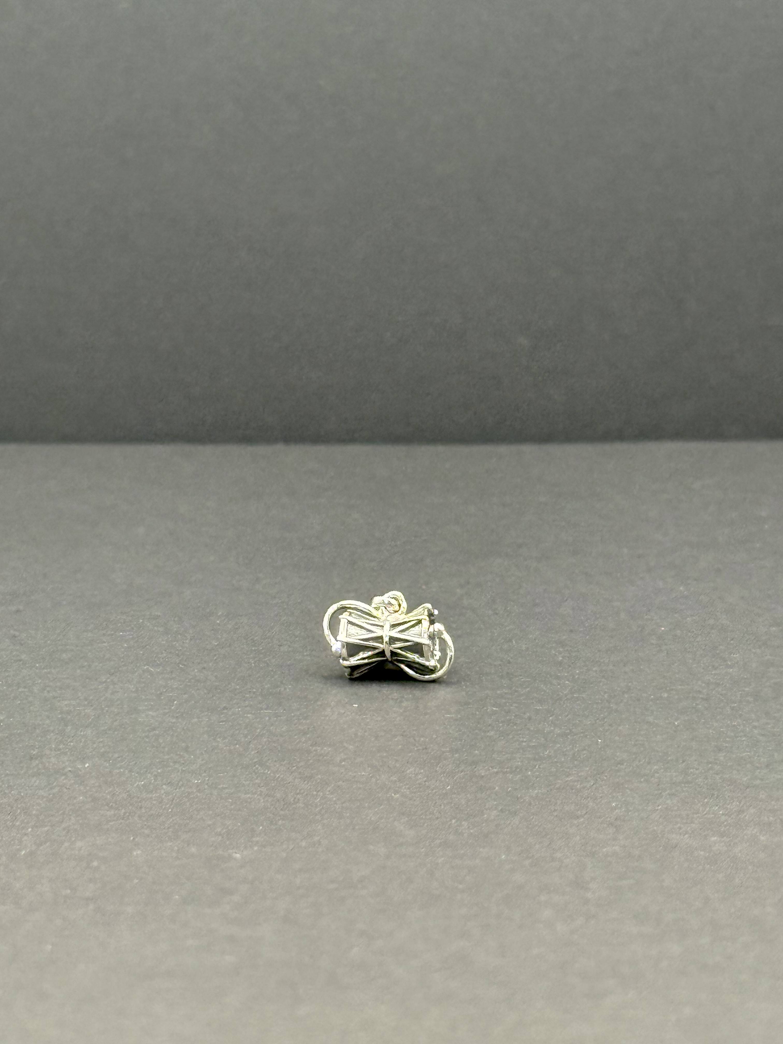 Shiv Tandav Damru Silver Charm