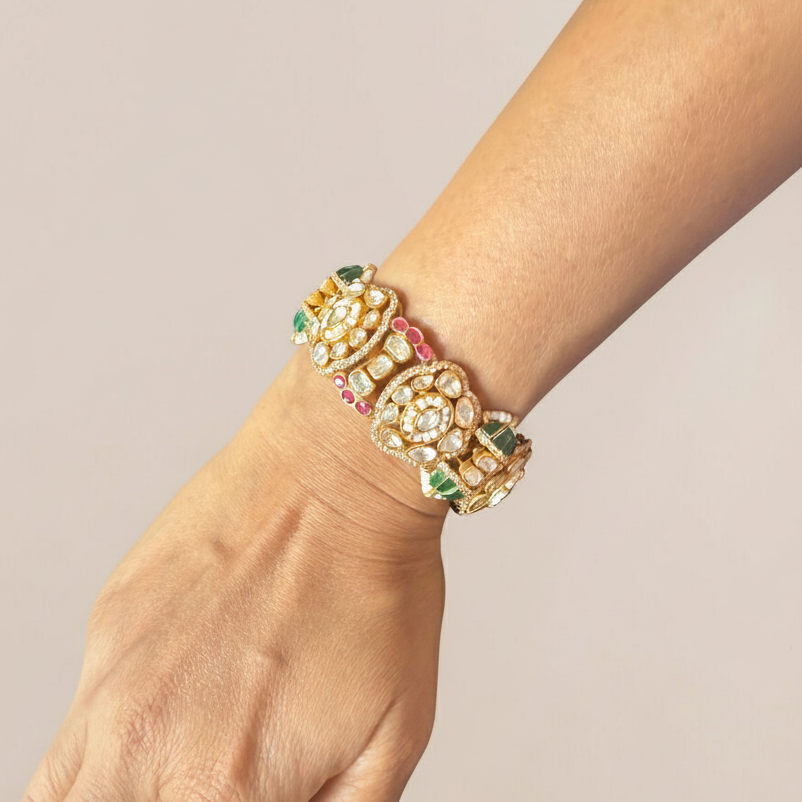 Regal Kundan Cuff
