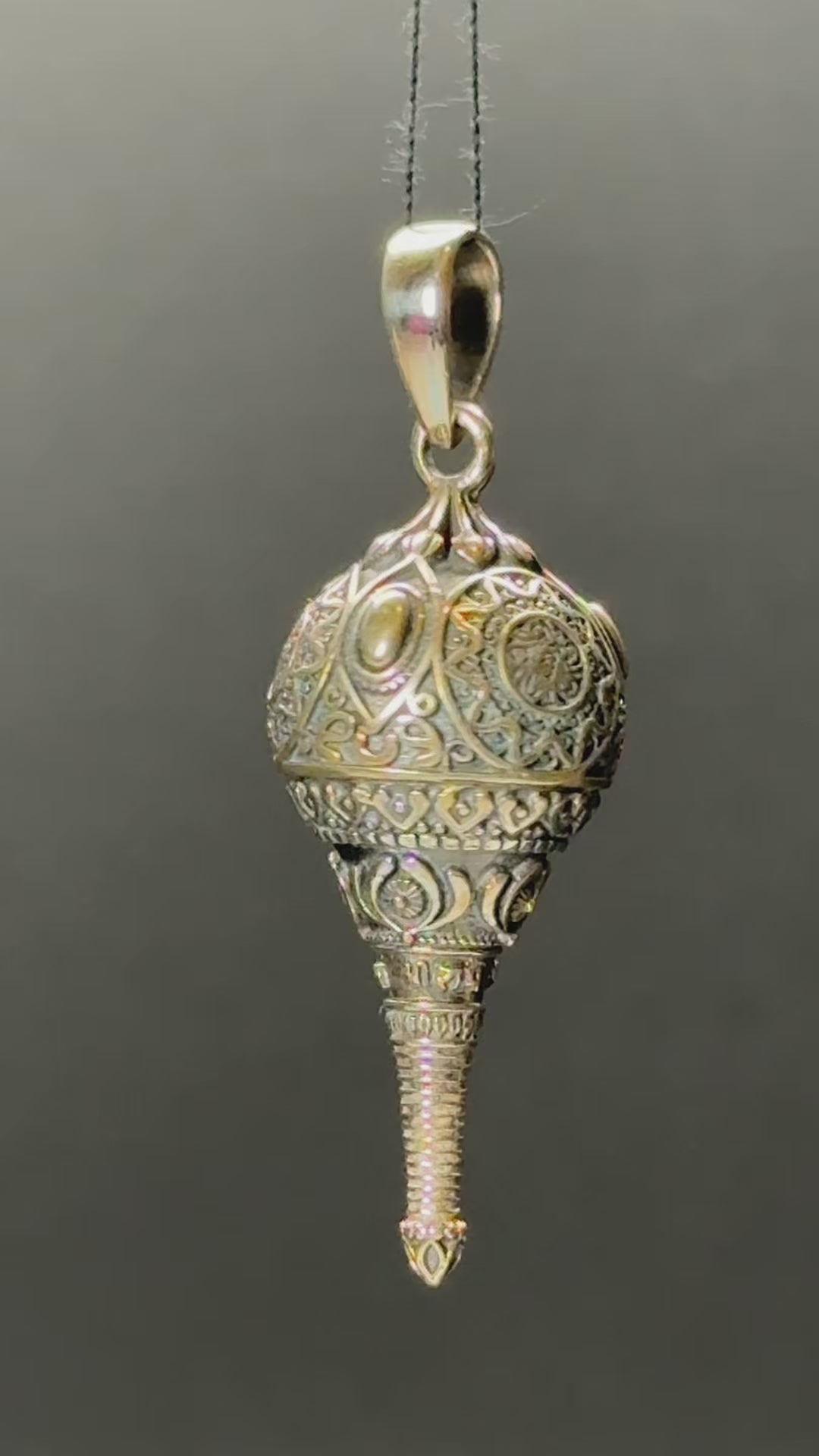 Hanuman Gada Silver Charm