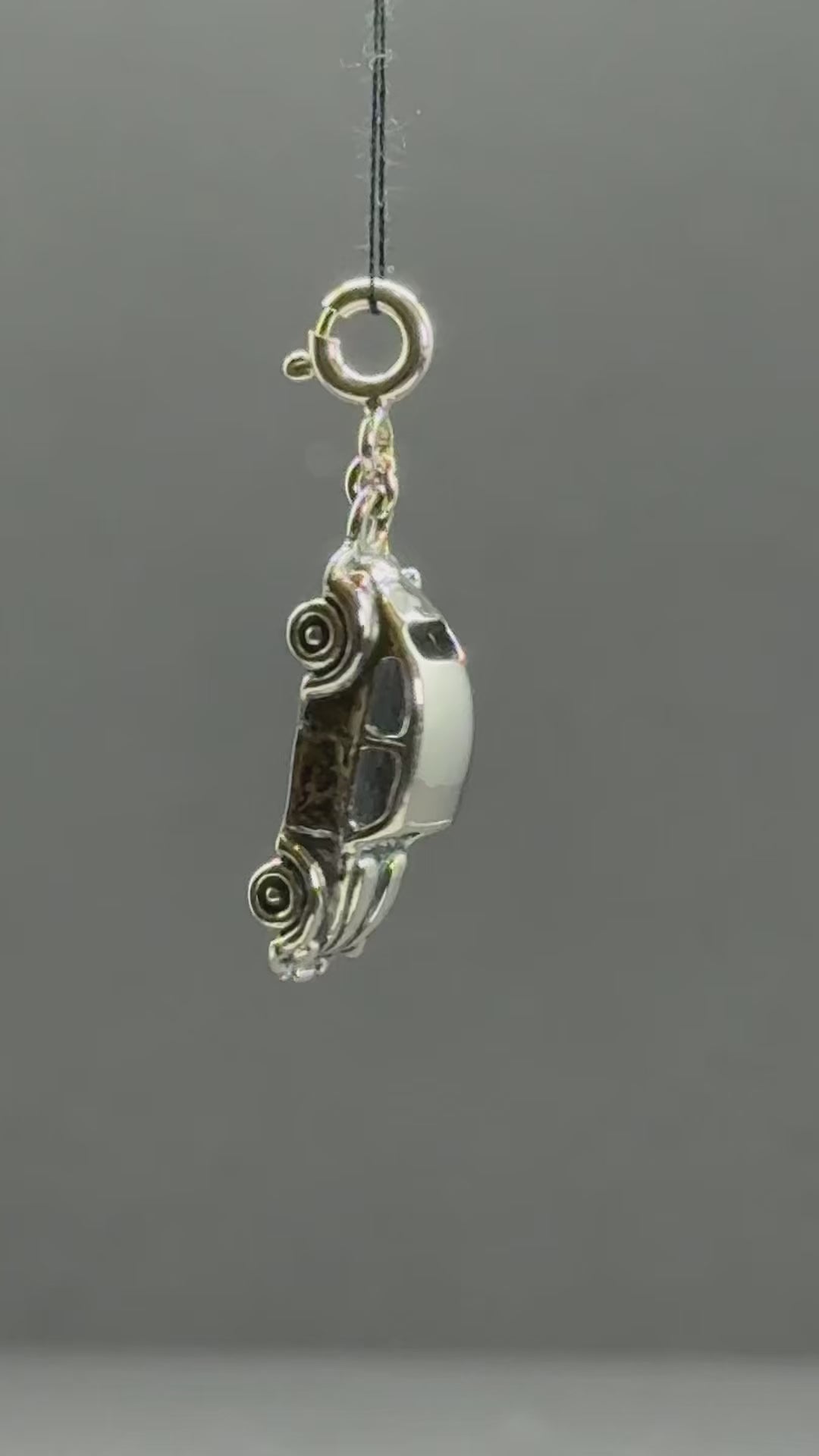 Vintage Beetle Cruiser Silver Charm