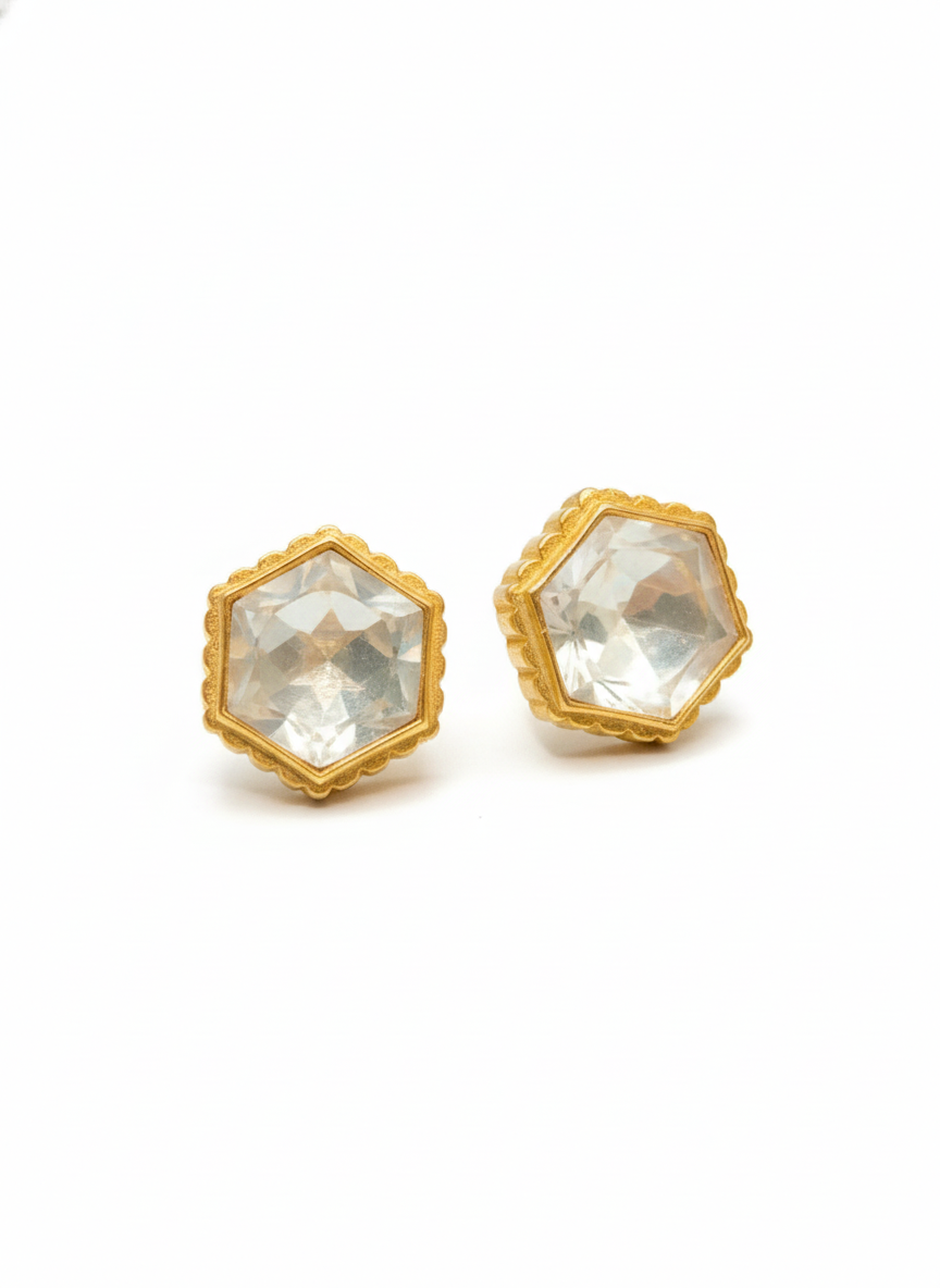 Hexa Radiant Studs